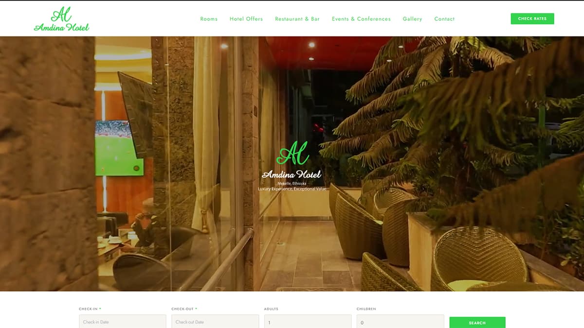Amdina Hotel main